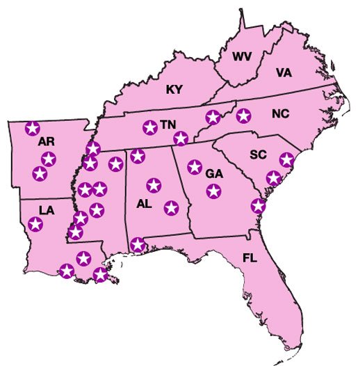 Sweet Magnolia Tours vacation services cover the Southern US. Click here to learn more.